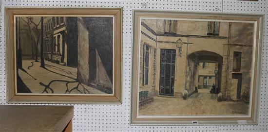 2 oils of Paris by Chester Ward